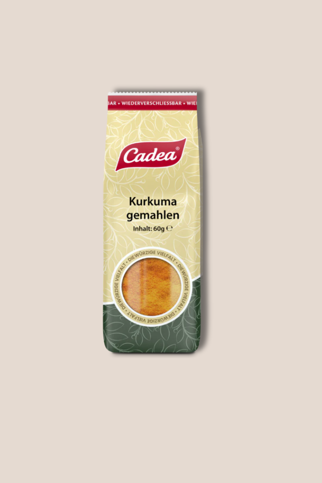 Kurkuma gemahlen im Nachfüllbeutel - warm-erdige Goldwürze, extra fein, ohne Zusätze.