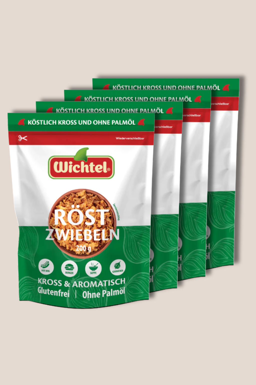 Glutenfreie Röstzwiebeln 200g ohne Palmöl