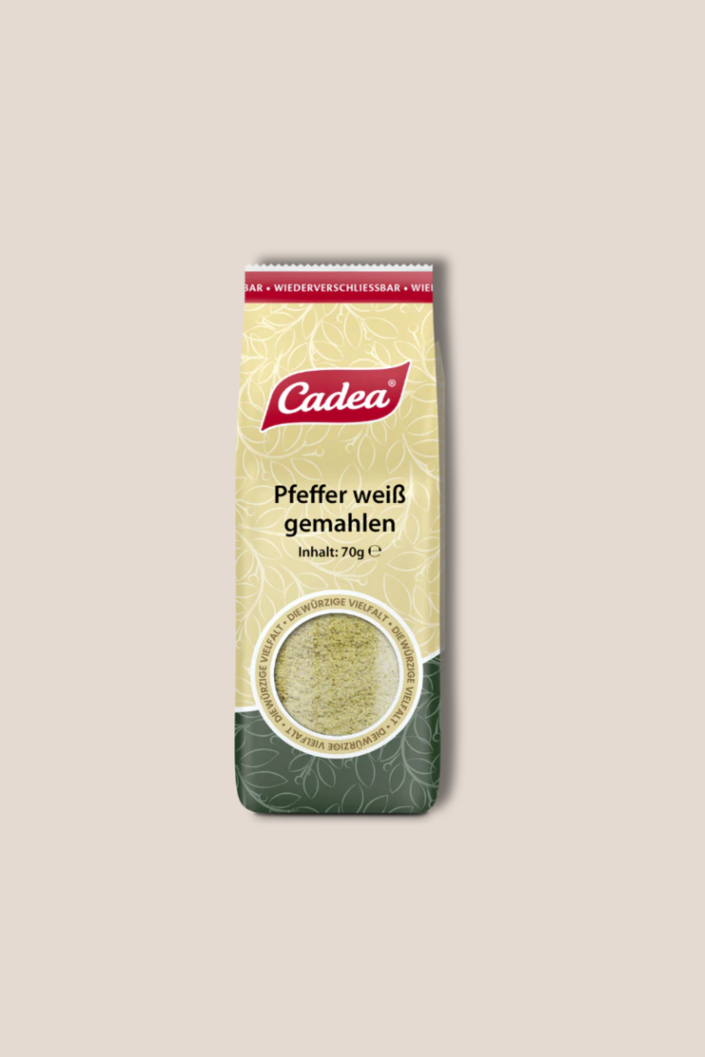 Pfeffer weiß gemahlen